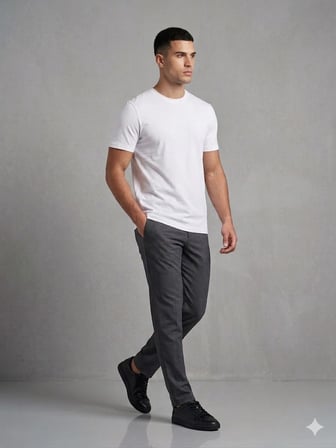 DORSS Erkek Siyah Basic Bisiklet Yaka T-Shirt 20500