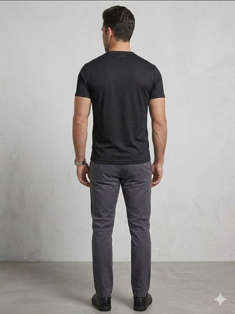 GUESS Erkek Siyah Bisiklet Yaka Kısa Kollu Spor ve Günlük T-Shirt Z6GI05K2846