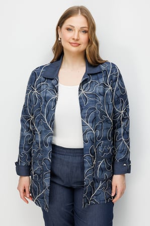 GİLDA Çiçek Desen Nakışlı İkili Takım 40383