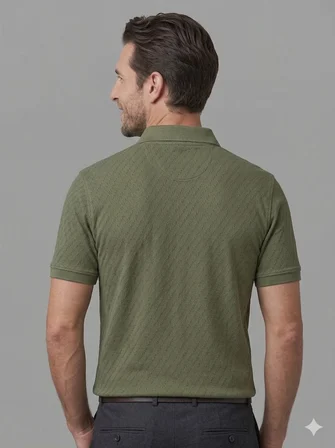 ALLEGRO Yakası Düğmeli Kolları Lastikli T-shirt  6720