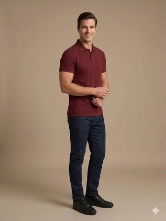 KİP Erkek Polo Yaka Basic T-Shirt 1830