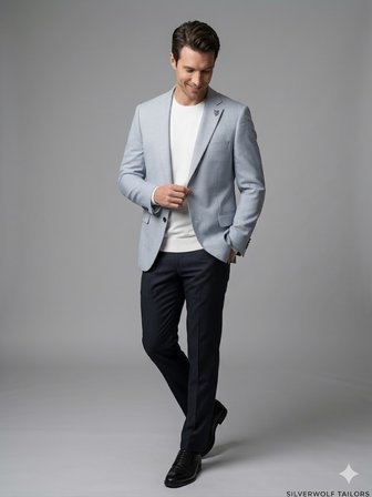 MCR Slim Fit Keten Karışımlı Blazer Ceket 41495