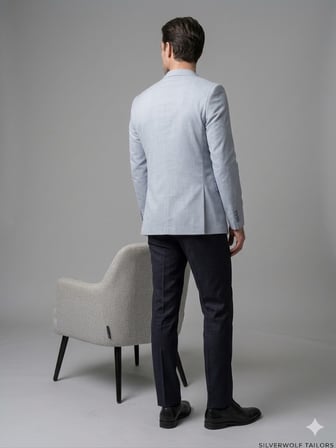 MCR Slim Fit Keten Karışımlı Blazer Ceket 41495