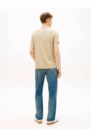TOMMY HILFIGER  Interlock Zip Regular Polo T-shirt  MW0MW42758RBT