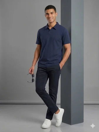 XINT Dokulu Polo Yaka T-Shirt 502388