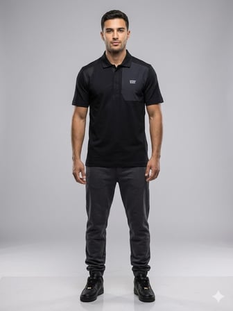XINT Erkek Polo Yaka Basic T-Shirt 502305