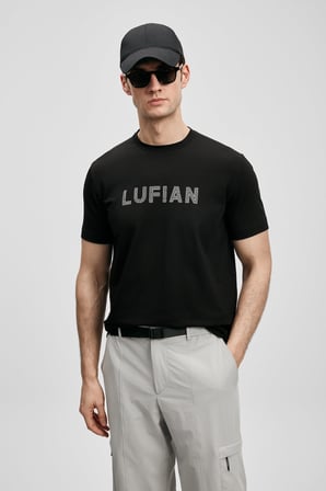 LUFİAN Oscar Modern Grafik Tişört 111020280