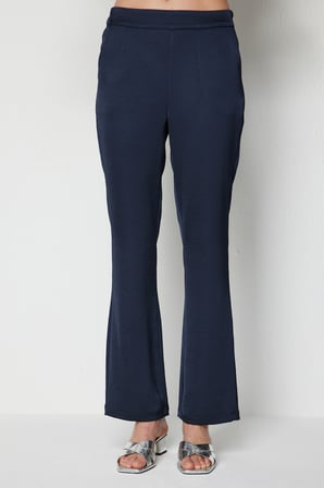 EKOL Beli Lastikli Saten Pantolon 1214
