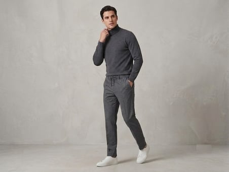 CAVANNA Jogger Fit Smart-Casual Pantolon 9395