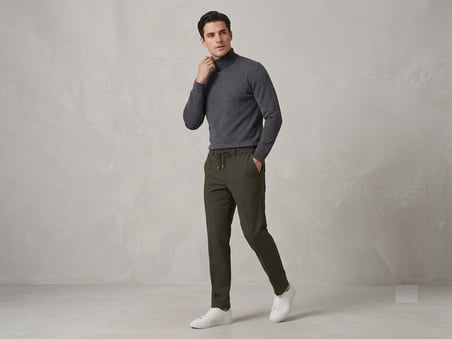 CAVANNA Jogger Fit Smart-Casual Pantolon 9395