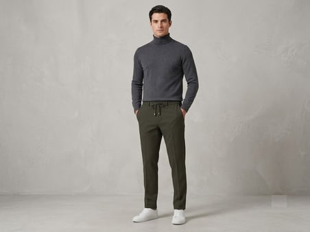 CAVANNA Jogger Fit Smart-Casual Pantolon 9395