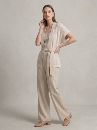 BEETHOVEN Kuşaklı Kimono Ve Pantolon Takım 30732