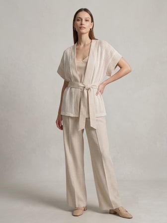 BEETHOVEN Kuşaklı Kimono Ve Pantolon Takım 30732