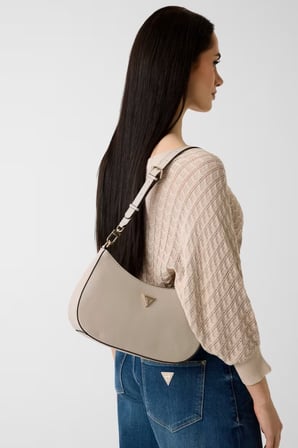 GUESS Noelle Saffiano Omuz Çantası HWZG9672180