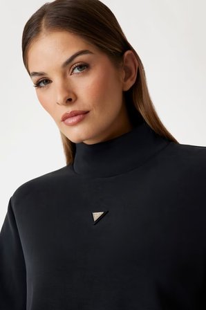 GUESS Yüksek Yakalı Sweatshirt V4YQ05KCAY2