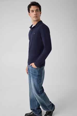 GUESS Logo Yamalı Polo Sweat M6YP36K4395