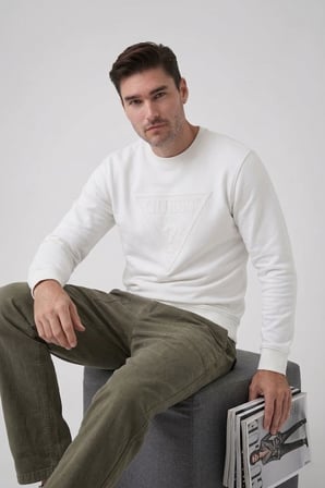 GUESS Nakışlı Logolu Sweatshirt M6YQ37K4103