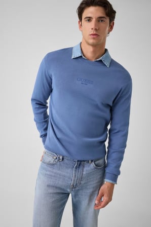 GUESS Nakışlı Logolu Kazak M6YR12Z0917