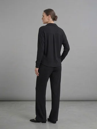 ON TRİKO Kadife Oversize Gömlek 14300