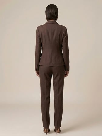 EKOL Gold Düğmeli Kruvaze Yaka Blazer Ceket 4141