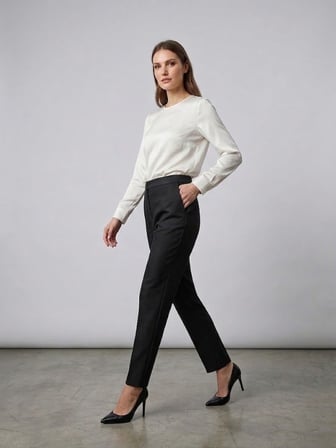 EKOL Havuç Kesim Slim Fit Klasik Pantolon 4143