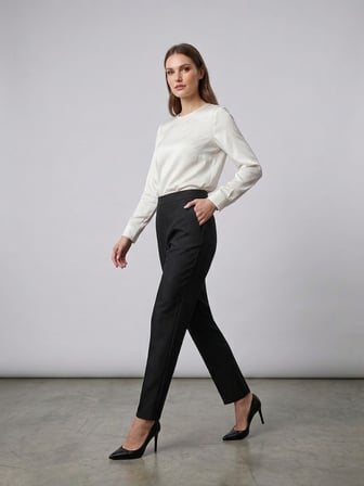 EKOL Havuç Kesim Slim Fit Klasik Pantolon 4143