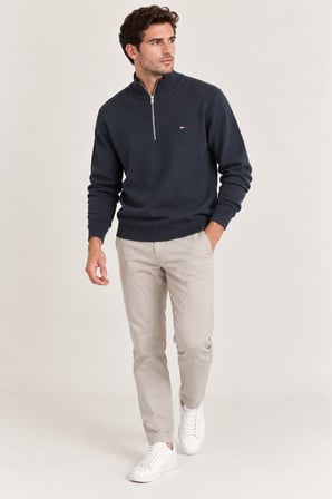 TOMMY Erkek Yarım Fermuarlı Örgü Kazak DM0DM21654C1G