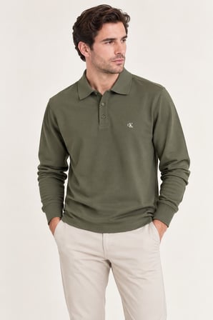 CALVİN KLEİN Uzun Kollu Polo Yaka Sweatshirt LV04RH263GLI1