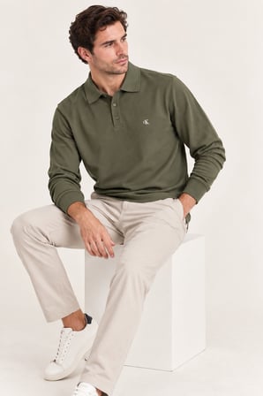 CALVİN KLEİN Uzun Kollu Polo Yaka Sweatshirt LV04RH263GLI1