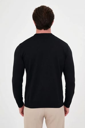 CENTİLMEN Düz Slim Fit Bisiklet Yaka Pamuk Erkek Triko Kazak 11620