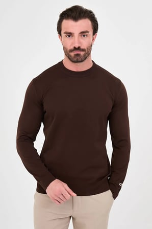 CENTİLMEN Düz Slim Fit Bisiklet Yaka Pamuk Erkek Triko Kazak 11620