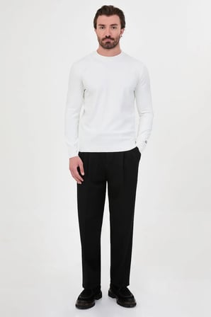 CENTİLMEN Düz Slim Fit Bisiklet Yaka Pamuk Erkek Triko Kazak 11620