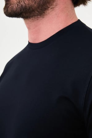 CENTİLMEN Düz Slim Fit Yüksek Bisiklet Yaka Pamuk Uzun Kollu Erkek Sweat 36900