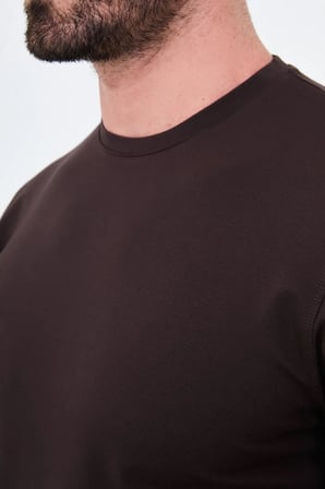 CENTİLMEN Düz Slim Fit Yüksek Bisiklet Yaka Pamuk Uzun Kollu Erkek Sweat 36900