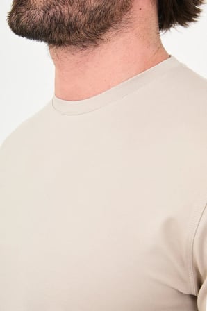 CENTİLMEN Düz Slim Fit Yüksek Bisiklet Yaka Pamuk Uzun Kollu Erkek Sweat 36900