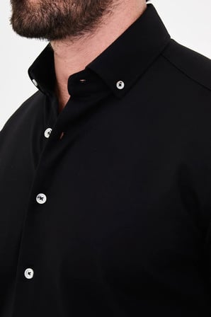 CENTİLMEN Düz Slim Fit Dik Yaka Oduncu Uzun Kollu Erkek Gömlek 27161