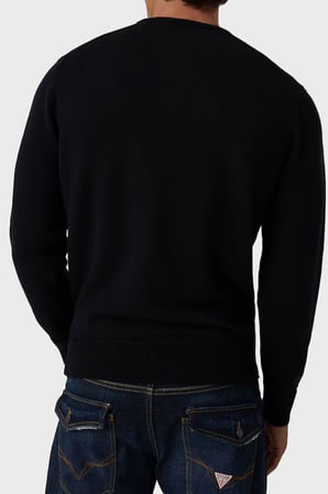 GUESS Noburo Cn Logolu Regular Fit Bisiklet Yaka Erkek Kazak M6BR16Z1364