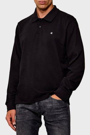 CALVİN KLEİN Logolu %100 Pamuk Düğmeli Erkek Polo T-Shirt LV04RH263GUB1