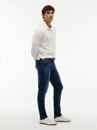 TOMMY Dar Paça Kot Pantolon DM0DM23913-1BK