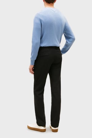 TOMMY Straight Fit Normal Bel Düz Paça Pantolon Erkek PANTOLON MW0MW43408-BDS