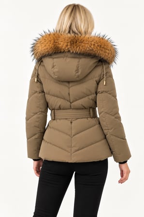 GUESS Kemerli Kısa Şişme Mont W6BL58W4197