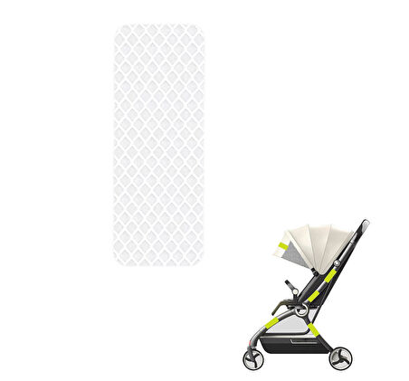 Microcase 10in1 Bebek Arabası Bisiklet Scooter Elbise için Güvenlik Emniyet Amaçlı Fosforlu Sticker Etiket Seti - SARI AL4999