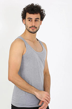 Giyim Erkek Gri Ribana Atlet