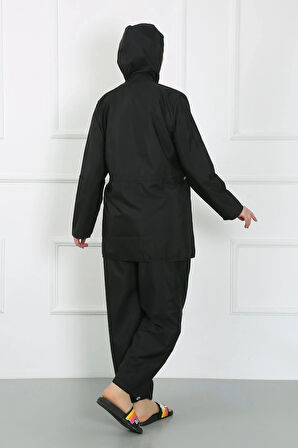 Giyim Büyük Beden Tesettür Büyük Mayo Siyah