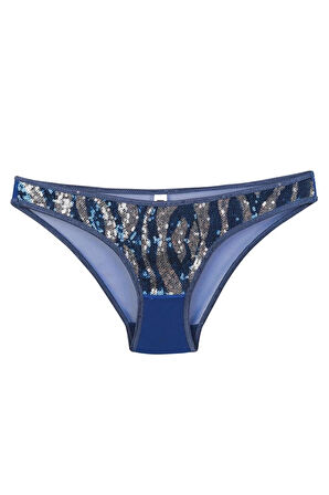 Giyim Kadın Lacivert Payet Detaylı 2'li Slip