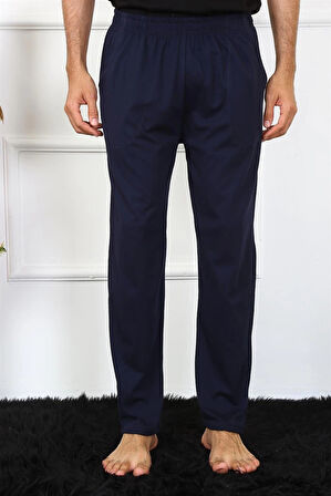 Giyim Erkek Pamuk Lacivert Tek Alt Pijama