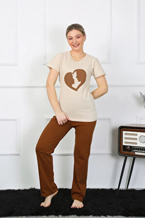 Giyim Kısa Kol Penye Pijama Takımı