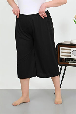 Giyim Kadın Büyük Beden Bürümcük Kapri