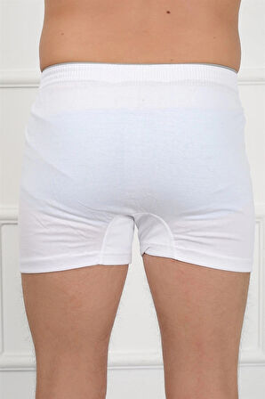 Giyim Erkek Penye Boxer Beyaz