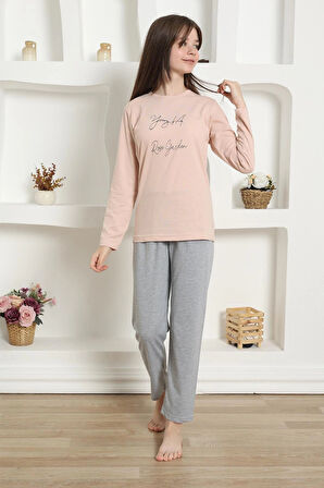 Giyim Kız Çocuk Penye Pijama Takım